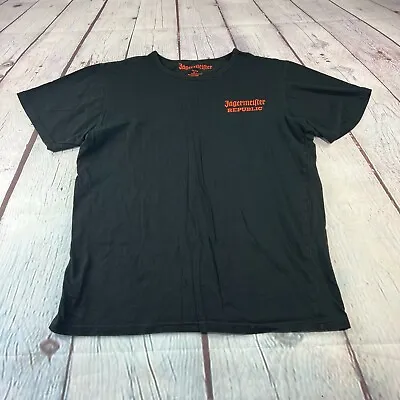 Buy Jagermeister Republic Texas Womens T-Shirt Black Size Large 100% Cotton • 1.95£