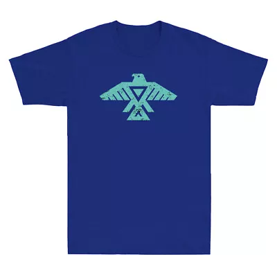 Buy Native American Thunderbird Funny Tribal Art Gift Vintage Men's Cotton T-Shirt • 15.99£