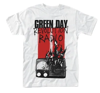 Buy Green Day - Radio Combustion Band T-Shirt Official Merch • 17.15£