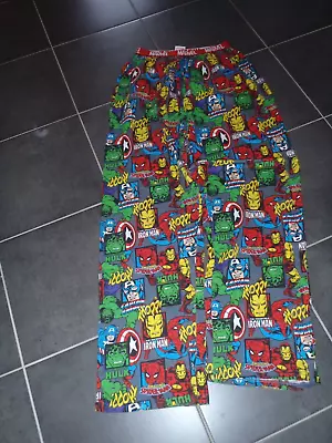 Buy Mens Pyjamas Lounge Pants Marvel Large New Without Tags • 12.50£