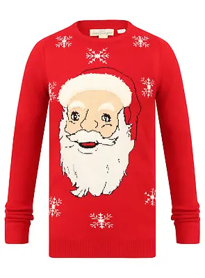 Buy Ex H&M Santa Claus Mens Red Christmas Xmas Novelty Jumper • 11.95£