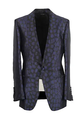 Buy TOM FORD Atticus Blue Silk Tuxedo Dinner Jacket Size 46 / 36R U.S. Jacket Bla... • 2,699.10£
