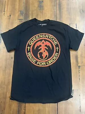 Buy Queensryche Rage For Order Tour 1986-87 Official Retro T Shirt NEW M • 9.45£