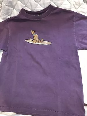 Buy Scooby-Doo T-Shirt ~ Hot-doggin Scooby-Doo! ~ Purple ~ Vintage1997 ~ Size Medium • 14.13£