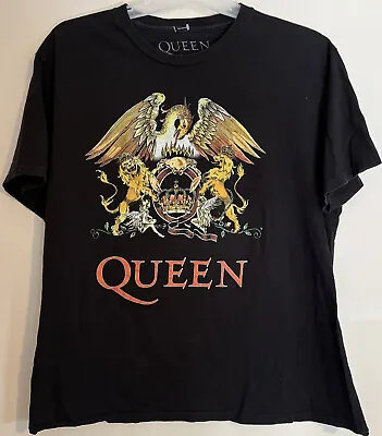 Buy Queen Band Men's XL Black Concert T-Shirt Tee Official Merch Band Music Rock • 9.46£