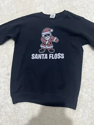 Buy Santa Floss Jumper 9-11 Years Old • 7.50£