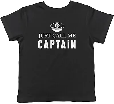 Buy Funny Captain Kids T-Shirt Boats Cruise Ship Sailor Childrens Boys Girls Gift • 5.99£