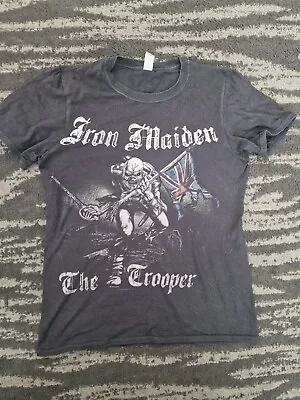 Buy Mens Iron Maiden The Trooper T-shirt Size S Black • 3.99£