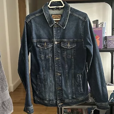 Buy Pull & Bear Mens Denim Jacket Size Small Chest 36- 38 Inches Blue Exc Con • 5£