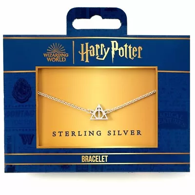 Buy Harry Potter Sterling Silver Charm Bracelet Deathly Hallows Official Product • 21.99£