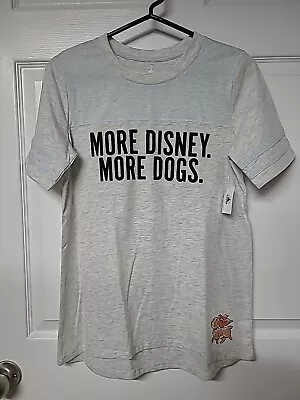 Buy More Disney More Dogs T-Shirt. Women's, Size S. Lady & The Tramp NWT.  • 17.05£