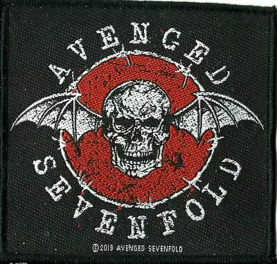 Buy AVENGED SEVENFOLD Distressed Skull 2019 WOVEN SEW ON PATCH Official Merch A7X • 3.99£