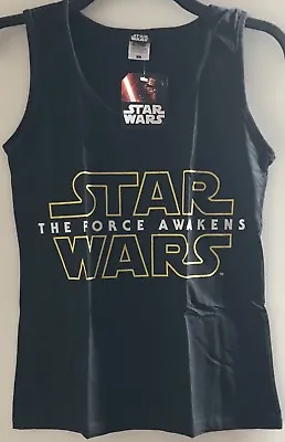Buy Star Wars The Force Awakens Small Black Men’s Vest New Official • 6£