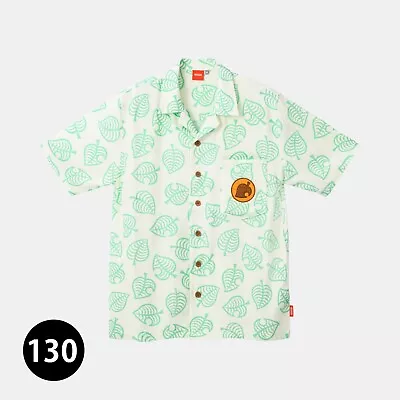Buy Nintendo Animal Crossing Tanukichi Aloha Shirt Green Size Japanese 130 Rayon • 77.38£