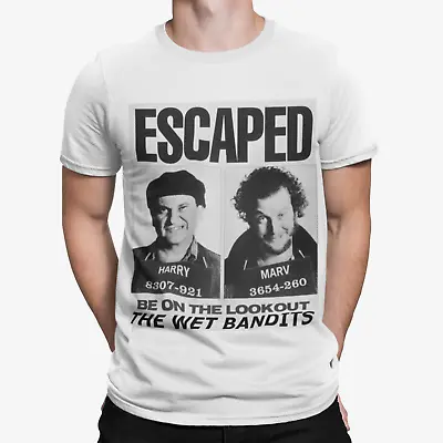 Buy Wet Bandits Escaped T-Shirt - Home Alone Film Movie Retro Comedy Christmas Xmas • 8.39£