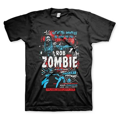 Buy Rob Zombie Call Logo Hard Rock Metal Music Band Gore Film Movie Shirt MM-RBZ-01 • 41.58£
