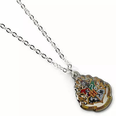 Buy Harry Potter - Harry Potter Silver Plated Necklace Hogwarts - New Silv - H300z • 11.64£