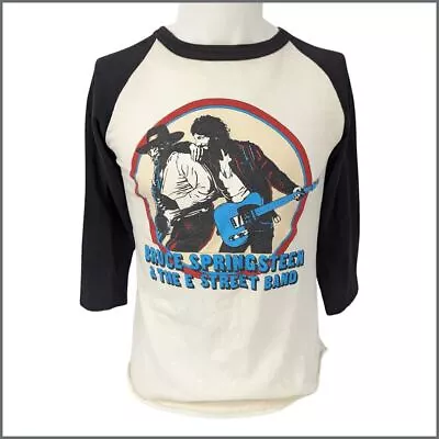 Buy Bruce Springsteen 1980 Tour Promotional Raglan Shirt (UK) • 86.25£
