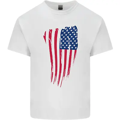 Buy USA Stars & Stripes Flag July 4th America Kids T-Shirt Childrens • 7.99£