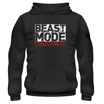 Buy Beast Mode Activated Gym Bodybuilding Workout Fitness Training Weights Hoodie • 24.99£