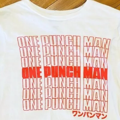 Buy One Punch Man Tee Shirt Teen Style Red White Top • 28.42£