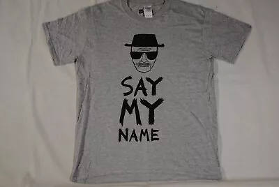 Buy Breaking Bad Say My Name Heisenberg Drawing T Shirt New Official Tv Series Show • 7.99£