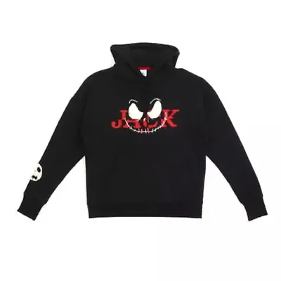 Buy Disney Nightmare Before Christmas Jack Hoodie Hooded Sweatshirt Jumper Adults S • 35.95£