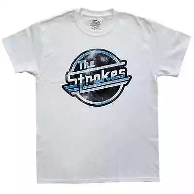 Buy The Strokes | White  | Distressed OG Magna Unisex Tee | Rock Off • 25.49£