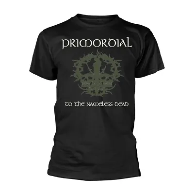 Buy PRIMORDIAL - TO THE NAMELESS DEAD BLACK T-Shirt, Front & Back Print Medium • 20.09£