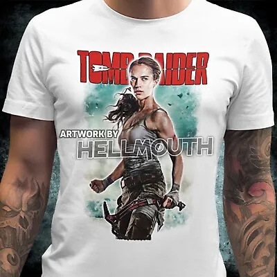 Buy Tomb Raider 2018 T-shirt - Mens Women's Sizes S-XXL - Alicia Vikander Lara Croft • 15.99£