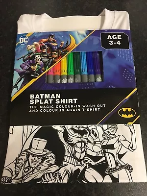Buy Brand New Batman Splash T-shirt(age 3-4yrs) • 4£