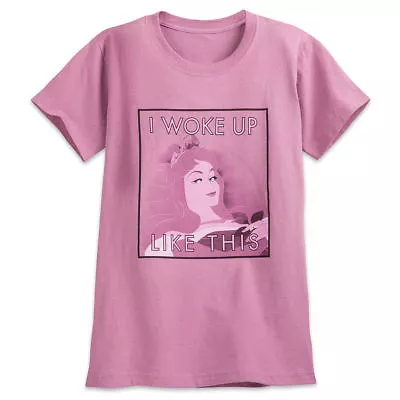 Buy DISNEY Store TEE For Women AURORA  I WOKE UP LIKE THIS  T Shirt SZ XL NWT • 15.16£