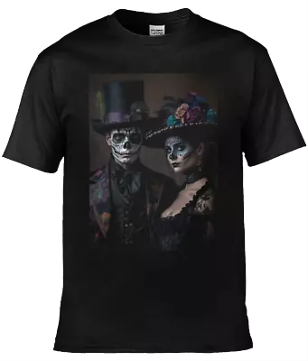 Buy Day Of The Dead Design 24 Of 24 Soft Style Tshirt Sugar Skull • 16£
