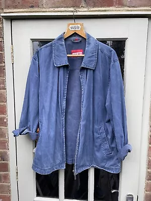 Buy Men’s Vintage Blue Mangoon Shirt Jacket • 25£