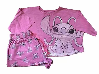 Buy Ladies Disney Lilo & Stitch - Angel Pyjamas - Size 'S' 10-12 - Primark - Good • 0.99£