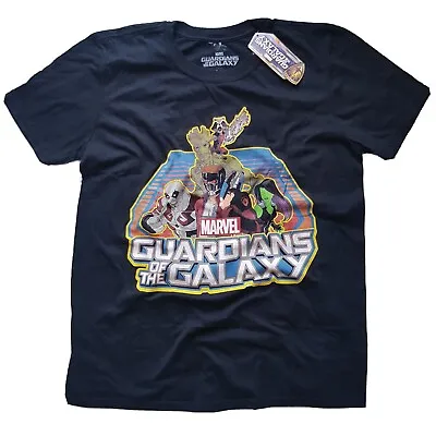 Buy Official Marvel Guardians Of The Galaxy T Shirt Size L NEW Group Comic • 15.99£