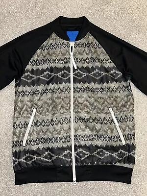 Buy Adidas Originals Track Top/Jacket Black Aztec/Navajo Knit Print 2011 Size M • 20£