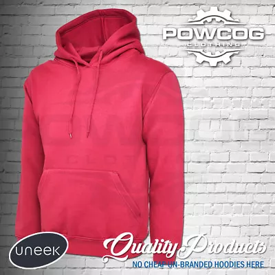 Buy Mens Womens Hoodie Heavyweight Unisex Hooded Pullover Thick Jumper (2 For £27) • 17.45£