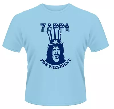 Buy Frank Zappa Zappa For President T-Shirt Blue - OFFICIAL • 16.29£