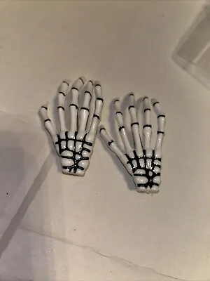 Buy Skeleton Hand Hair Clips Gothic Emo Punk Style Halloween Costume Bones Skeleton • 7.22£