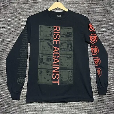 Buy Rise Against T Shirt Women’s S Black Long Sleeve Band Rock • 14.38£