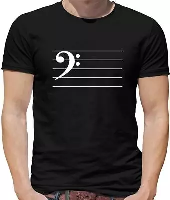 Buy Bass Cleff - Mens T-Shirt - Sheet Music - Symbol • 13.95£