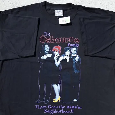 Buy Vtg The Osbourne Family There Goes The Neighbourhood Tee Shirt 2002 XL Ozzy Band • 56.85£
