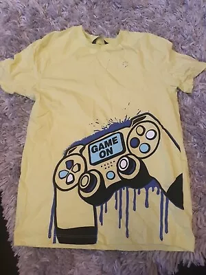 Buy Boys Game On T-shirt Age 9/10 Years • 1.20£