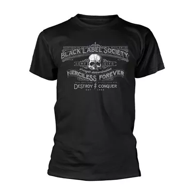 Buy Black Label Society Merciless Forever T-shirt, Front & Back Print • 18.13£