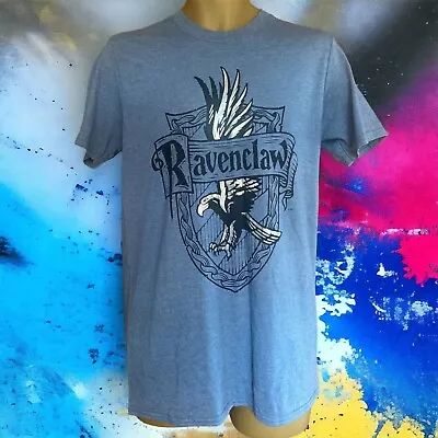 Buy Harry Potter Ravenclaw T-Shirt Men's Medium Blue   Guildan Tag • 8.99£
