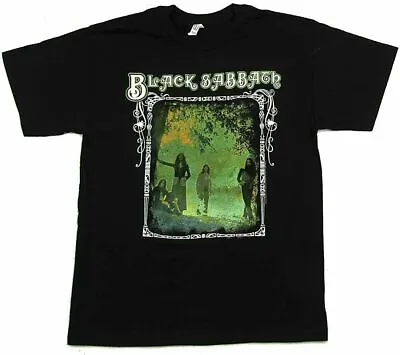 Buy Official Black Sabbath Photo Frame Mens Black Tee Shirt Black Sabbath Tee • 14.50£