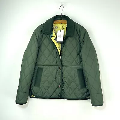 Buy Barbour House Of Hackney Sigdon Quilted Jacket Womens 14 Sage Green Padded • 109£