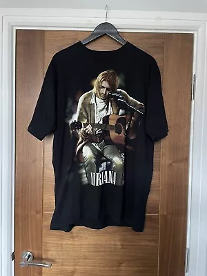 Buy Nirvana Black Vintage Band Music Merch T Shirt Xl • 89.99£
