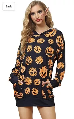 Buy JUOIANTANG Halloween Party Womens Funny Dress With Hood And Pockets • 14.99£